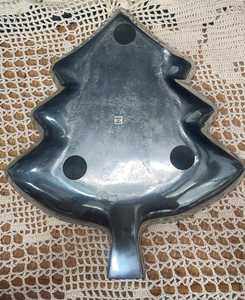 Tree-Shaped Stainless Steel Eco-Friendly <b>Decorative</b> <b>Plate</b> Engraved Floral Bell Design Modern Handmade Serving Tray for Back - Product Image 3