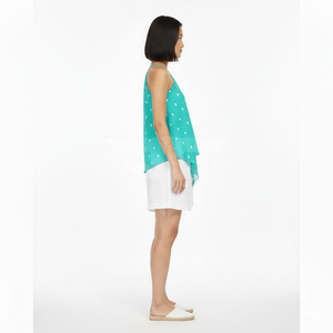 Camiseta sin Mangas Informal y Atemporal, Chaleco sin Mangas de Ajuste Universal para Entrenamiento, Moda y Atuendos Diarios, Blusa para Mujer - Product Image 2