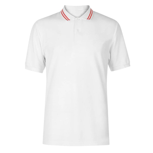 เสื้อกอล์ฟผู้ชาย OEM สีพื้นเรียบ ปักโลโก้ได้ตามสั่ง แขนสั้น ระบายอากาศดี คอวี ผ้าเจอร์ซีย์คุณภาพสูง น้ำหนัก 180 กรัม - Product Image 4