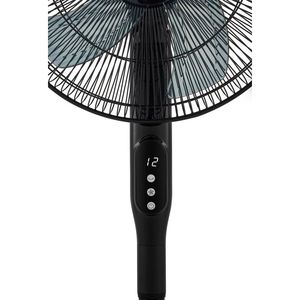 <b>16</b>-<b>Inch</b> 12-Speed Pedestal <b>Fan</b> with Remote Brushless Motor Black - Product Image 6