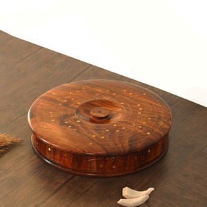 กล่องใส่เครื่องเทศไม้ทำมือพร้อมช้อน - Product Image 3