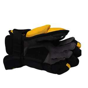 Gants de hockey sur glace unisexes en cuir et polyester, imperméables, avec logo personnalisé, durables, respirants, réglables, équipement de protection - Product Image 4