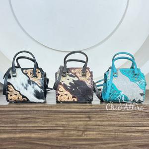 กระเป๋าเดินทางหนังวัวแท้ขนาดใหญ่ งานแฮนด์เมด ดีไซน์หรูหรา สำหรับวันหยุดสุดสัปดาห์ รุ่นมินิ สำหรับผู้หญิง ผลิตโดยโรงงาน OEM - Product Image 1