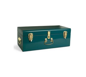 Headway Crafts Black Durable Iron <b>Trunk</b> Handmade <b>Storage</b> <b>Box</b> Set of 2 - Product Image 2