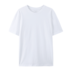 T-shirt pour homme en coton premium, col rond, manches courtes, coupe classique, décontracté, essentiel pour le quotidien, confortable, tendance - Product Image 2