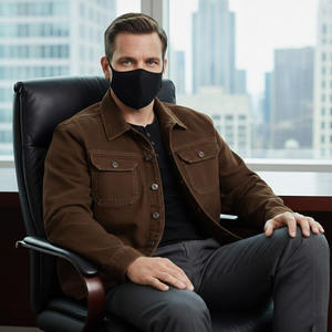 Chaqueta 2024, Camisas Vaqueras de Talla Grande para Hombre, Estilo Casual, Camisas Vaqueras de Moda con Personalidad, Color Azul Sólido para Hombre - Product Image 5