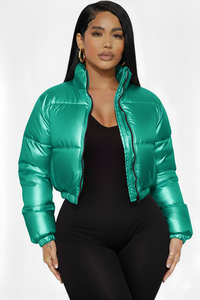 Chaqueta de Plumón Larga y Delgada con Capucha, Negra y Dorada, para Hombre y Mujer, Estilo Casual y Moderno, Invierno 2026 - Product Image 5