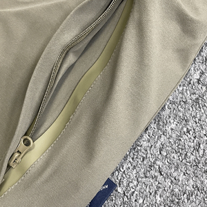 <b>Men's</b> Stretch Nylon <b>Half</b> <b>Zip</b> Outdoor <b>Jackets</b> Raglan Sleeve Kangaroo Pockets Hiking <b>Jackets</b> With Chest Pockets - Product Image 5