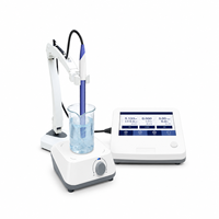 Testeur de qualité de l'eau de laboratoire à écran tactile, pH-mètre, ORP-mètre, conductimètre, EC-mètre, TDS-mètre, mesureur d'oxygène dissous
