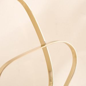 Escultura Abstracta Dorada para Decoración del Hogar, Pieza Decorativa Artística Moderna para Sala de Estar, Oficina, Escritorio, Estante o Acento Decorativo - Product Image 4