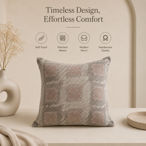 Modern Geometric Cushion <b>Cover</b> Soft Textured Fabric Decorative <b>Throw</b> Pillow Case Blush Neutral Pattern for <b>Sofa</b> LivingRoom Decor - Product Image 6