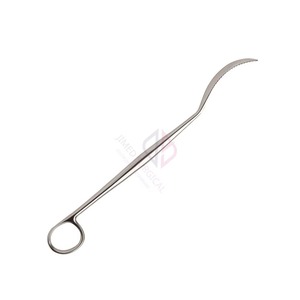 Lanes Bone Lever - Mango de anillo con extremo dentado |   Instrumento Quirúrgico Ortopédico Manual de Acero Inoxidable, Acabado Mate, Reutilizable - Product Image 2