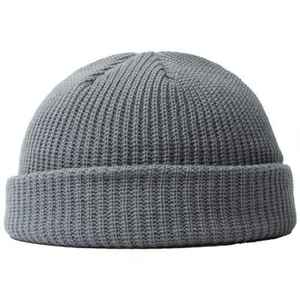 Autumn Winter New Mens Womens Reversible <b>Beanie</b> Designer <b>Wool</b> Jacquard Knitted <b>Hat</b> Multifunctional Warm Image Style - Product Image 4