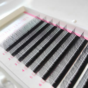 Pestañas YY Hechas a Mano, Forma 2D 3D W, Negras, Suaves, Veganas, Libres de Crueldad, Naturales, Largas, Extensiones de Pestañas Postizas para Bandejas de Pestañas YY - Product Image 5