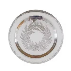 Assiette de Présentation Ronde en Métal Exclusif pour Mariage – Base Décorative de Designer pour Table - Product Image 5