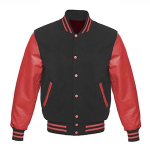 2024 <b>Top</b>-Quality Winter Wear Men's Genuine Leather Varsity Jacket - Product Image 3