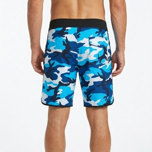 <b>Mens</b> Camouflage Swim Shorts Quick Dry Beach Board Shorts Lightweight Summer Surf <b>Trunks</b> Elastic Waist Swimwear - Product Image 4