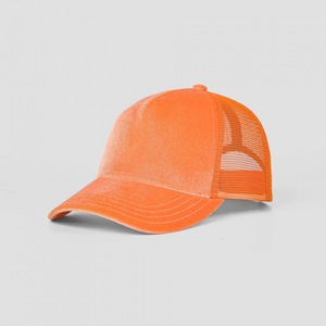 Spring Autumn 5-panel Velvet Mesh Bling Rhinestone NY Baseball Cap Custom Logo Promotional Breathable Sunhat LA Trucker Hat - Product Image 4
