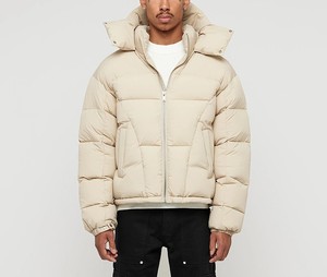 Blousons matelassés à capuche unisexes OEM personnalisés, imperméables, en polyester, de qualité supérieure, épais, pour l'hiver 2026 - Product Image 2