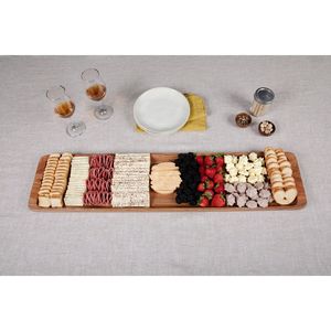 Planche à découper minimaliste en teck - Non toxique, facile à nettoyer, compatible lave-vaisselle - Product Image 5