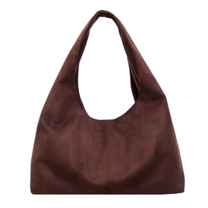 Sac à bandoulière simple en faux daim mat vintage pour femme, grande capacité, idéal pour les trajets quotidiens au travail - Product Image 3