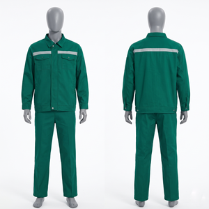 Vêtements de travail pour hommes, uniforme, 65% polyester, 35% coton, sergé, 245 GSM, résistant, broderie personnalisée, impression à l'écran, transfert thermique, étiquette tissée - Product Image 3