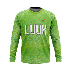 Pullover de sport pour homme à manches longues, coupe classique, col rond, imprimé sur mesure, antibactérien, respirant, compression, 100% polyester - Product Image 6