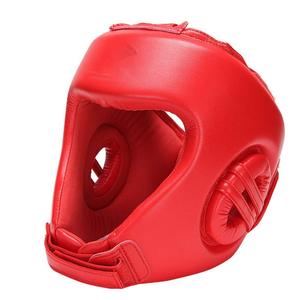 Protector de Cabeza Rojo para Boxeo, Casco Protector de Cuero PU con Cierre de Velcro para Entrenamiento de Adultos - Product Image 6