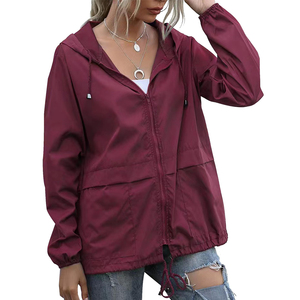 Veste coupe-vent pour femme entièrement personnalisée, couleur unie, fermeture éclair, dernier design, veste coupe-vent chaude pour l'hiver - Product Image 6