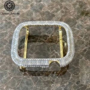 Charm Jewells Luxury Men's Stainless Steel <b>Watch</b> <b>Case</b> 40mm Dial Sapphire Glass Diamond Bezel Mechanical Movement 10 Bar Water - Product Image 3