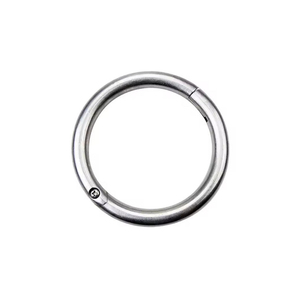 Anillo Nasal de Acero Inoxidable de Calidad Profesional, Tamaños de 50 mm a 70 mm, Instrumentos Veterinarios, Suministros para Ganado al por Mayor - Product Image 1