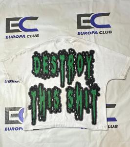 Camisetas de Algodón 100% de Secado Rápido y Transpirables con Serigrafía, Camisetas Cómodas con Cuello Redondo para Hombre, Estilo Urbano - Product Image 2
