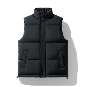 Mens Sleeveless Waterproof Eco-Friendly <b>Summer</b> Puffer Vest <b>Quilted</b> Zipper Casual Outdoor Lightweight Padded Jacket Outerwear - Product Image 4