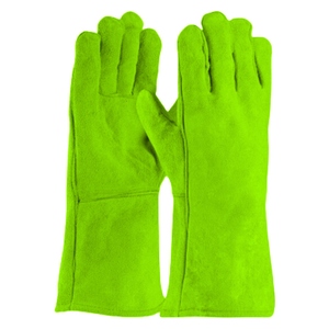 Gants de soudage en cuir de vachette de qualité supérieure, résistants et protecteurs pour les mains, gants de sécurité en cuir pour soudeurs - Product Image 5