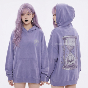 Vintage Brown Crop Hoodie 500GSM Women Distressed Pirate Skull <b>Treasure</b> <b>Chest</b> Graphic Acid Wash Short Sweatshirt Rugged Apparel - Product Image 6