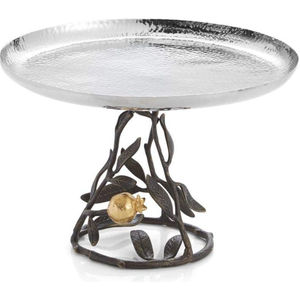 Soporte para Pastel de Metal Negro y Dorado con Diseño de Mariposas y Flores, Ideal para Exhibición de Postres en Bodas y Fiestas - Product Image 3