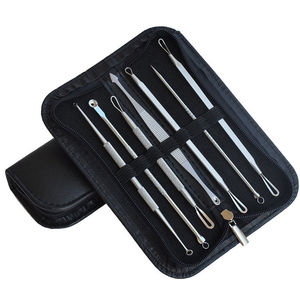 Factory Price 8 PCS Pack <b>Blackhead</b> Remover Tool Stainless Steel Pimple Blemish Comedone <b>Extractor</b> Face Care Beauty Tool Set Kit - Product Image 4
