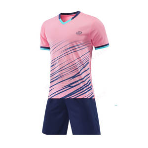 2024 hommes jeunesse football maillot à manches courtes uniforme ensemble ensemble vente entière taux bon prix hommes football uniforme - Product Image 1