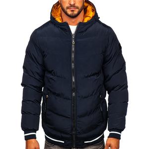 Custom Winter Puffer Jacket with Logo for Men and Women Black <b>Padded</b> Bubble <b>Coats</b> - Product Image 3
