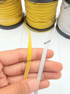 Silver Metallic Ribbon <b>Braid</b> Premium Wire Trim for Ceremonial Seaman Aviation and Uniforms - Product Image 2