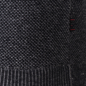 เสื้อสเวตเตอร์คอวีทรงเข้ารูปสำหรับผู้ชาย ผ้าถัก 100% คอตตอน สไตล์ลำลองสำหรับฤดูใบไม้ร่วง - Product Image 6