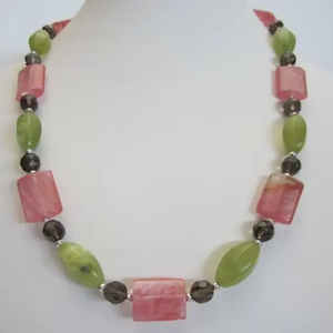 Collar de Resina con Cuentas de Aspecto Cristalino, Hecho a Mano, con Colgante Moderno para Mujer, Joyería Artística, Cadena de Moda, Regalo de Lujo para Negocios - Product Image 1