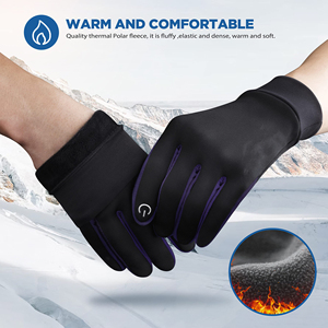 <b>Touchscreen</b> Thermal Anti Slip Riding <b>Glove</b> Textured Running <b>Gloves</b> Ideal For Winter Outdoor Running Cycling Wear Running <b>Gloves</b> - Product Image 5