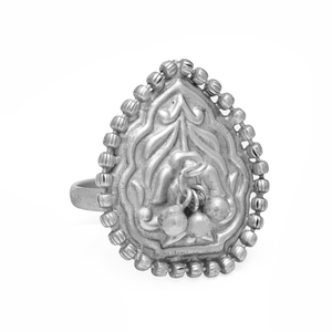 New Arrival Trendy Silver Oxidized Adjustable Rings <b>for</b> Women, Traditional Indian Vintage Bohemian Fashion Jewelry <b>for</b> Wedding - Product Image 5