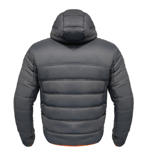 OARH INT INDUSTRY Men's Winter Waterproof Puffer <b>Jacket</b> <b>with</b> <b>Fleece</b> <b>Lining</b> Polyester/Cotton Material Casual Style - Product Image 2