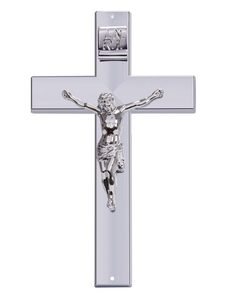 Metal Made Bishop's Blessing Crucifix Eco-friendly Customizable Custom Color Offset Printing Christian Catholic Church Crucifix - Product Image 6