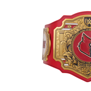 เข็มขัดแชมป์ลูอิสวิลล์ คาร์ดินัลส์ เข็มขัดมวยปล้ำแบบปรับแต่งได้ เข็มขัดแชมป์กีฬาคุณภาพสูงสำหรับนักสะสมและแฟนๆ - Product Image 4