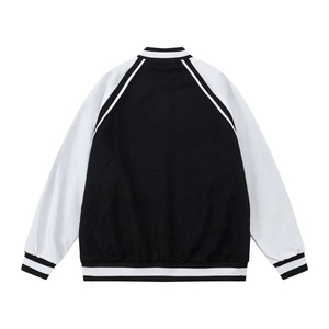 Chaqueta universitaria de béisbol personalizada para hombre, estilo Letterman, al por mayor, con logotipo personalizado, ropa exterior OEM - Product Image 2