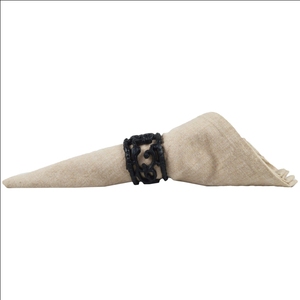 Anneau de serviette en métal fait main avec finition décorative peinte pour hôtel, restaurant ou table à manger à domicile – Support de serviette design - Product Image 2