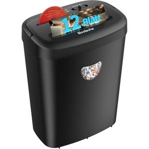 Distruggidocumenti con Capacità di 12 Fogli, Trituratore per Carte di Credito/CD e Frantumatore Singolo - Product Image 1
